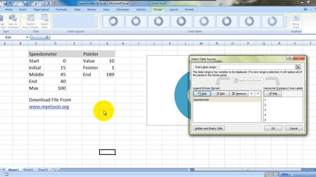 Create Speedometer Chart In Excel смотреть онлайн