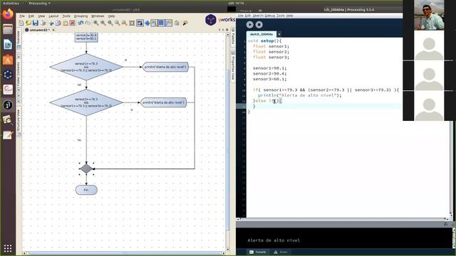 Java. Processing. Ejemplo condicional if-else-if. смотреть онлайн