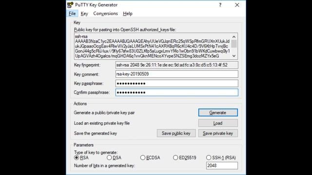 OCI | Generate ssh keys for windows смотреть онлайн
