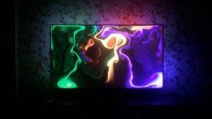 демонстрация подсветки ambilight на philips 55pfl8008s