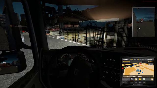 Собираем опыт на топовую Сканию Euro Truck Simulator 2 Online смотреть онлайн