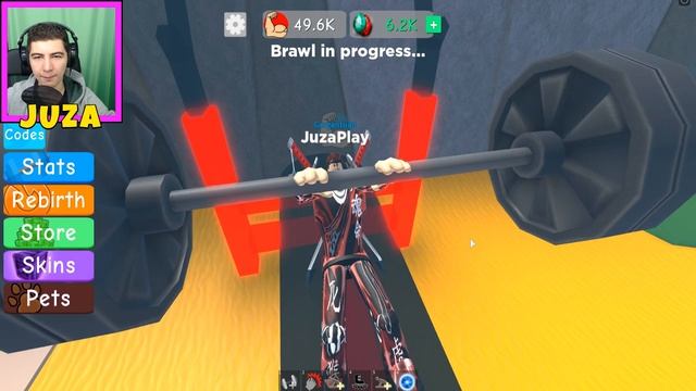 БАНДА КАЧКОВ НАПАЛА НА МЕНЯ В Симулятор качка Weight Lifting 5 Simulator Roblox смотреть онлайн