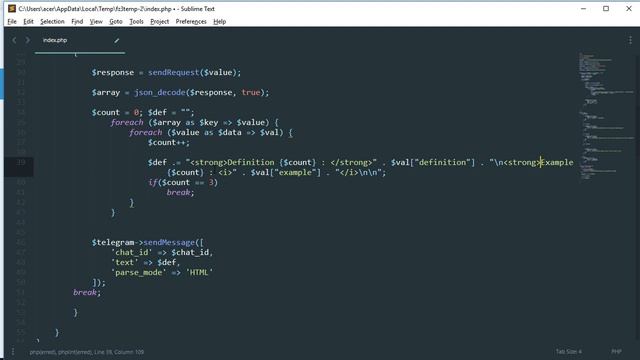 08 Parse Mode HTML, Yakuniy dars - Endefbot kursi - Telegramda bot yaratish php смотреть онлайн