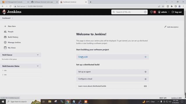 Integrating Jenkins with GitHub Webhooks | Jenkins FreeStyle Project |Jenkins Installation in Ubunt смотреть онлайн