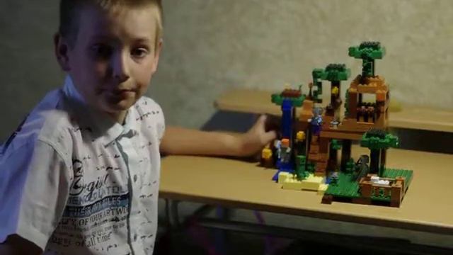 Лего майнкрафт домик на дереве смотреть онлайн