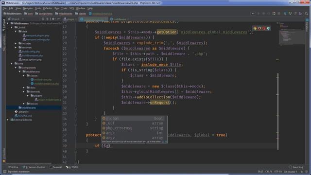 Middlewares #5. Создание класса менеджера посредников смотреть онлайн