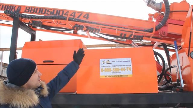 Обзор. Буровая установка УРБ-2А2 на санях. Видео от Бурспецтехники смотреть онлайн