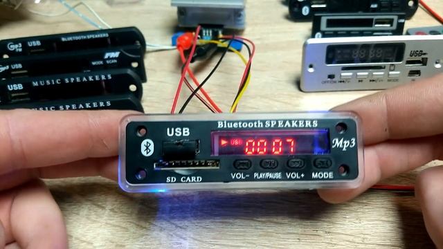 mp3 модуль MP3 плеер, декодер Bluetooth модуль смотреть онлайн