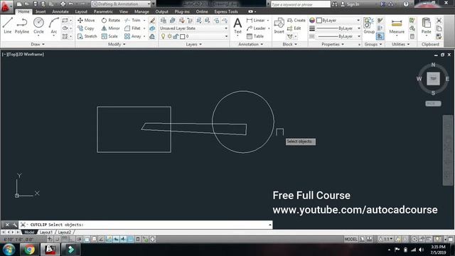 How to use Match property in Auto Cad / Clip board смотреть онлайн