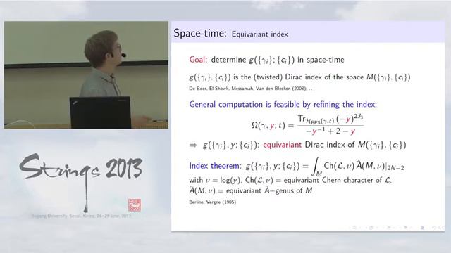 Jan Manschot - BPS bound states and quivers смотреть онлайн