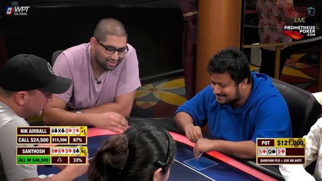 Nik Airball Is Too Committed To Fold After Santosh Jams смотреть онлайн