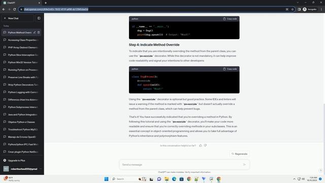In Python how do I indicate I m overriding a method смотреть онлайн