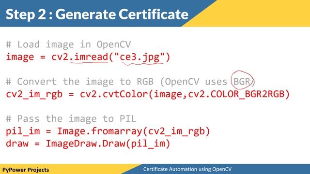 Generate Certificate Automatically Using Python | #OpenCV Projects | PyPower Projects смотреть онлайн