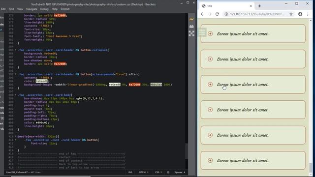 bootstrap 4 how to complete web site photography faqs accordion button fix смотреть онлайн