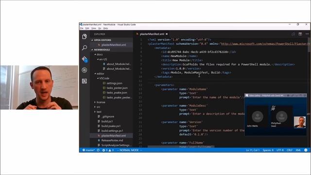 PhillyPoSH 11/03/2016 - David Wilson - 'Creating PowerShell Projects with Plaster' смотреть онлайн