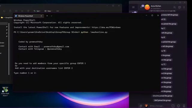 Telegram Online software || Mark your Group Members Online || #telegram смотреть онлайн