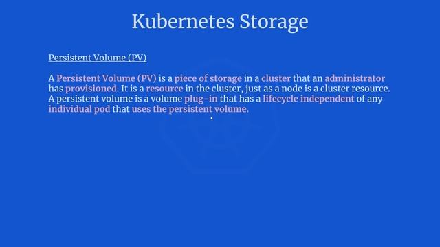 Kubernetes Storage Architecture | Kubernetes شرح смотреть онлайн