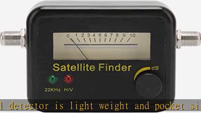Bewinner TV Antenna Signal Strength Meter, Digital Satellite Signal Meter Signal Finder Meter With