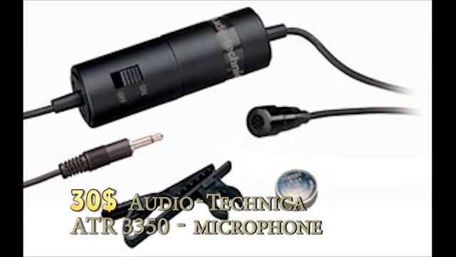 Sony ECM CG50 vs Audio‑Technica ATR 3350 microphones смотреть онлайн