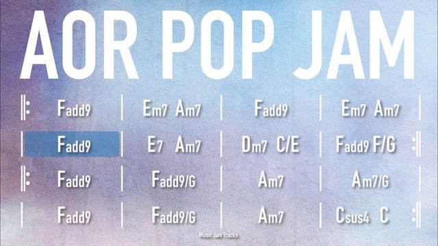 AOR POP JAM For【Guitar】C Major 115bpm BackingTrack смотреть онлайн