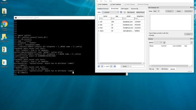 Python SQLite3 Tutorial 4 - UPDATE rows in tables смотреть онлайн