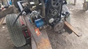 Минитрактор с двигателем Ока. Часть 1