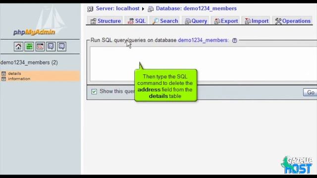 Running SQL queries on a database with phpMyAdmin - Web Hosting University - gazellehost.com/whu смотреть онлайн