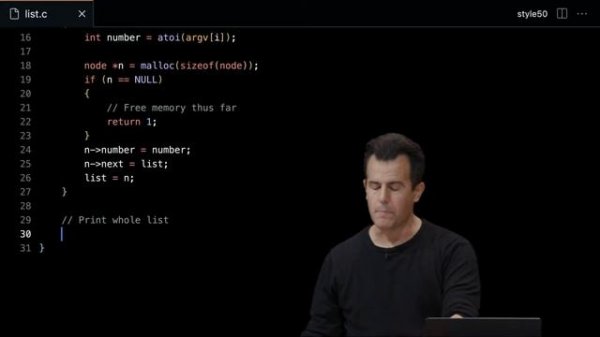 CS50 Fall 2023 - Lecture 5 - Data Structures (live, unedited)