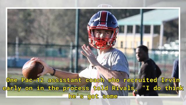 TheDawgReport.com - Elite Four-Star Safety Julius Irvin Picks Washington Over Alabama, USC смотреть онлайн