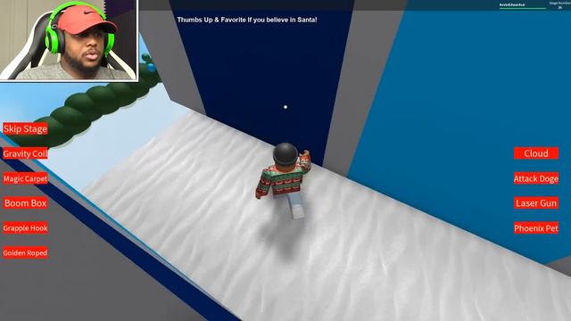 ESCAPING SANTA IN ROBLOX смотреть онлайн