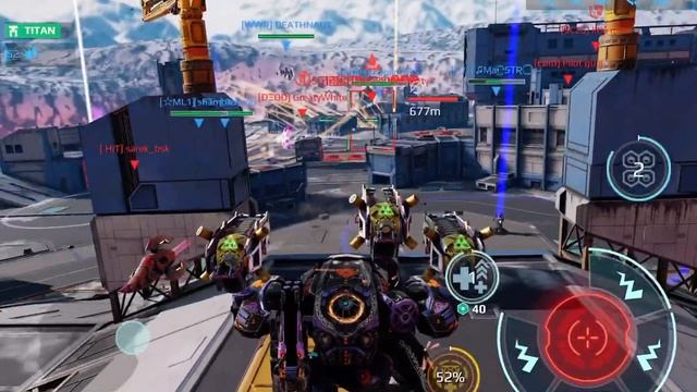 Working on the shield robot event task with Decay Erebus — War Robots смотреть онлайн