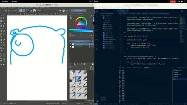 Golang - Drawing with robotgo package смотреть онлайн