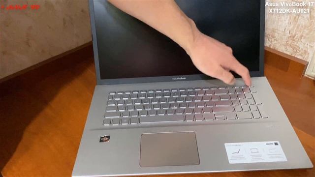 ? Ноутбук ? Asus VivoBook 17 X712DK-AU021 ( M712D ) распаковка , комплектация , мини обзор смотреть онлайн