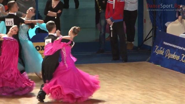 Захаренко Павел - Давыдова Мария, 1/2 English Waltz смотреть онлайн