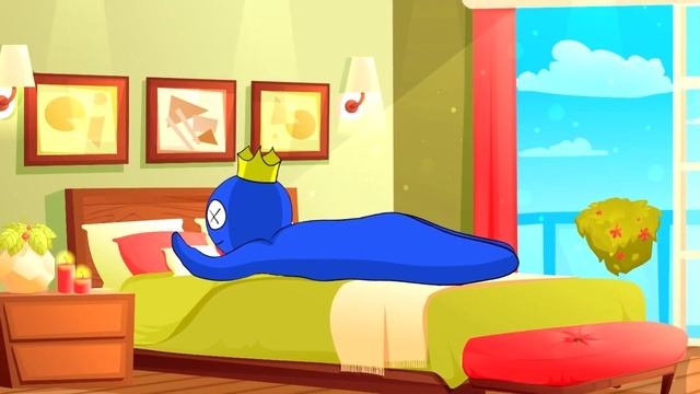 Rainbow Friends but love Blue & Green | Roblox Rainbow Friends Animation | Funny Story Animation смотреть онлайн