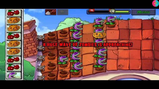 Plants Vs Zombies (Roof) Level 5 Bungee Zombies смотреть онлайн