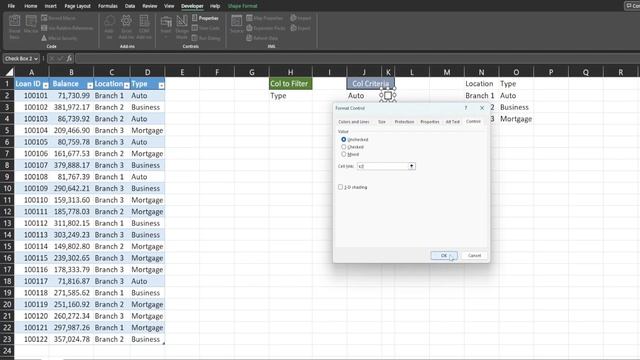 Excel Filter Function Controlled by Dropdown List смотреть онлайн
