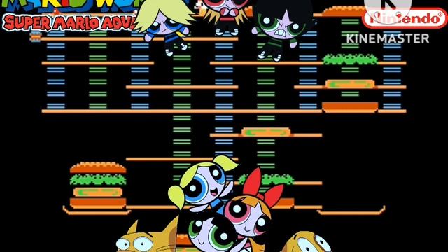BurgerTime (NES US version): NES Gameplay (with Game Genie Codes) [1/5] смотреть онлайн