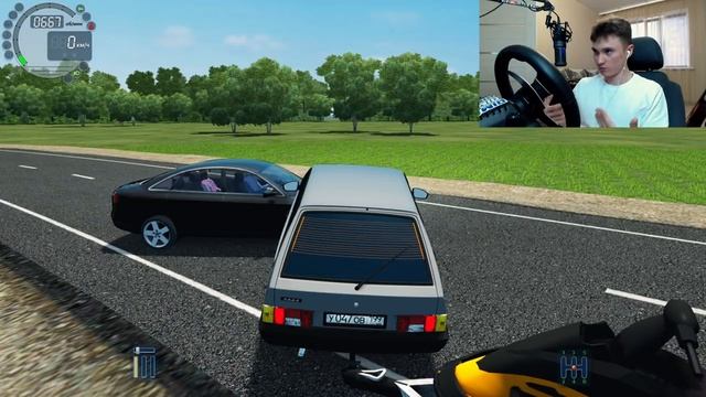 РАЗБИЛ ОПЕРСКУЮ ДЕВЯТКУ ПО ДОРОГЕ В ГОРЫ - РЕАЛЬНАЯ ЖИЗНЬ В CITY CAR DRIVING с РУЛЕМ!! смотреть онлайн