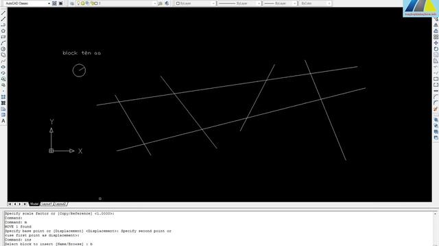 Lisp chèn block tại các điểm giao смотреть онлайн