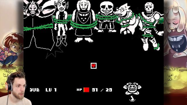True Pacifist Ending! Undertale Blind Playthrough смотреть онлайн