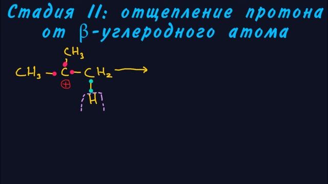 Механизм в-Е1 (мономолекулярное бетта-элиминирование) (дегидрогалогенирование трет-бутилхлорида) смотреть онлайн