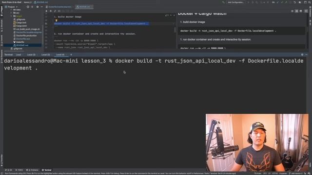 RUST LESSON 3: LEARN TO DOCKERIZE YOUR RUST + ROCKET APP #rustlang #rocket #docker смотреть онлайн