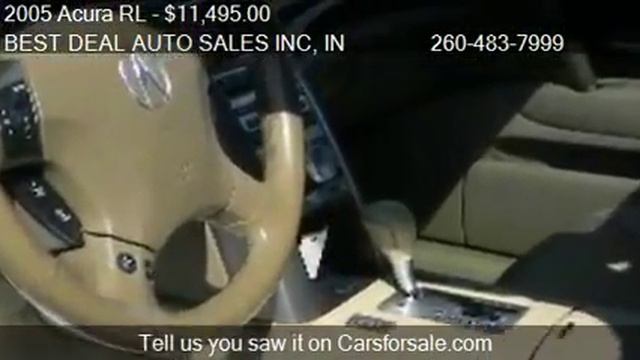 2005 Acura RL 3.5RL With Navigation System - For Sale In Fort Wayne, IN 46808