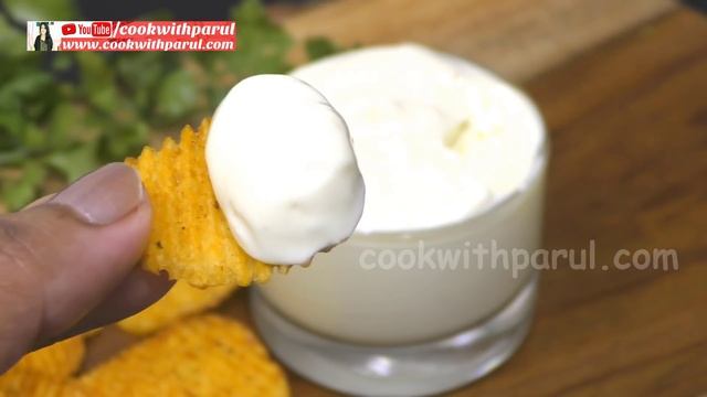 2 Min में बिना अंडा बिना मिक्सी | Bina mixie Veg Eggless Mayonnaise Recipe | Veg Mayo in 4 Flavors смотреть онлайн