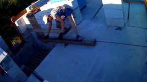 Газобетон. Армирование стен второго этажа .Армирование газобетона