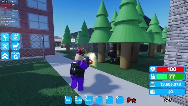 I destroy everyone with Sans GASTER blaster on Roblox Dark LIFE смотреть онлайн