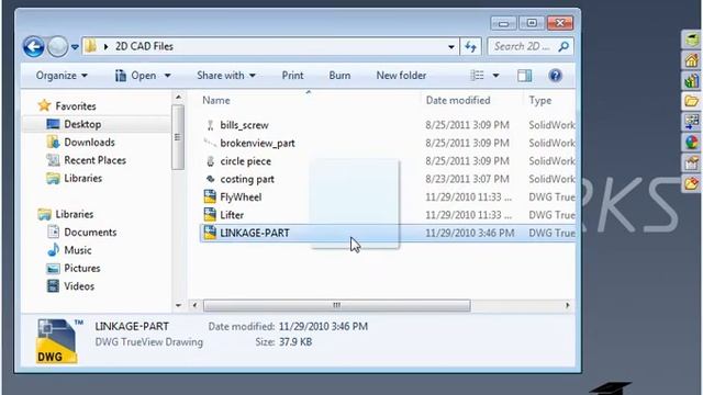 How to Import AutoCAD file to SolidWorks смотреть онлайн