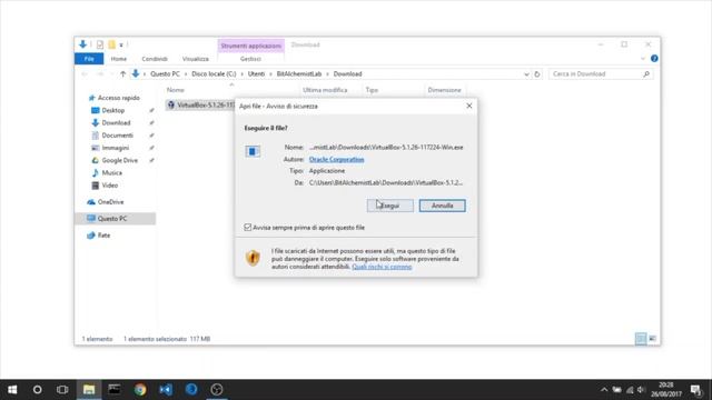 Installazione VirtualBox su Windows 10 [ITA] смотреть онлайн