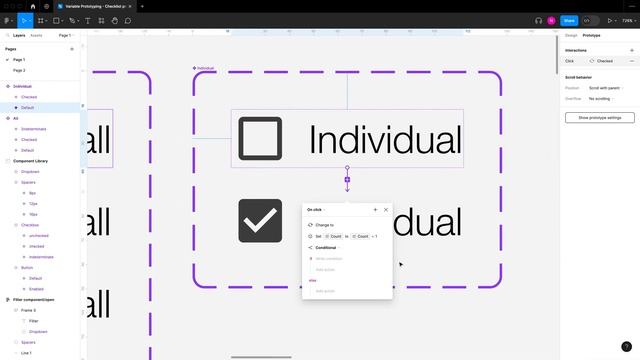 Figma Variables Pt2 ⚡ - Checklist prototype with number variables using count смотреть онлайн